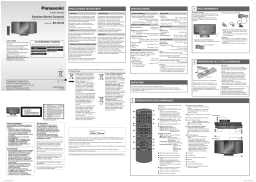 Panasonic SCHC25EF Operating instrustions