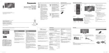 Mode d'emploi | Panasonic SCHC27EF Operating instrustions | Fixfr