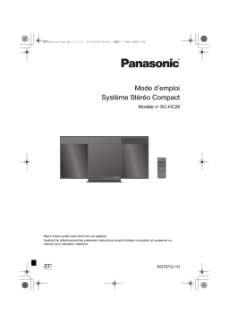 Panasonic SCHC28EF Operating instrustions