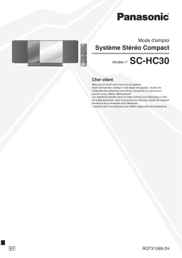 Panasonic SCHC30EF Operating instrustions