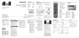 Panasonic SCPM04EF Operating instrustions