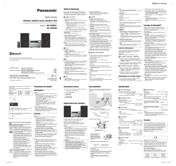 Panasonic SCPM250 Operating instrustions