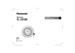 Panasonic SLSV590 Operating instrustions