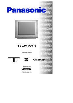 Panasonic TX21PZ1D Operating instrustions