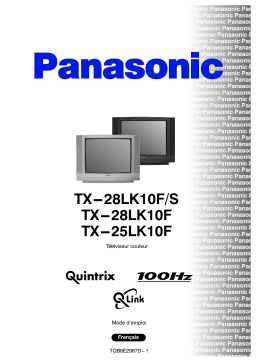 Panasonic TX25LK10F Operating instrustions