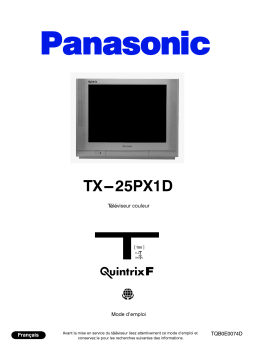 Panasonic TX25PX1D Operating instrustions