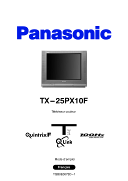 Panasonic TX25PX10F Operating instrustions