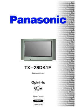 Panasonic TX28DK1F Operating instrustions