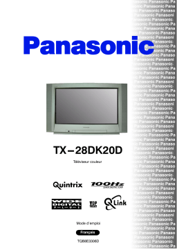 Panasonic TX28DK20D Operating instrustions