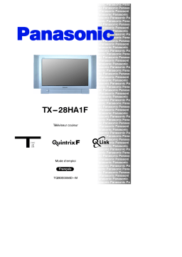 Panasonic TX28HA1F Operating instrustions