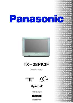 Panasonic TX28PK3F Operating instrustions