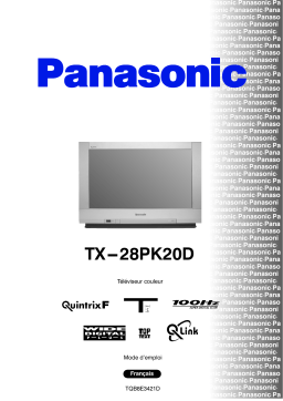 Panasonic TX28PK20D Operating instrustions