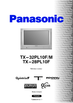 Panasonic TX32PL10FM Operating instrustions