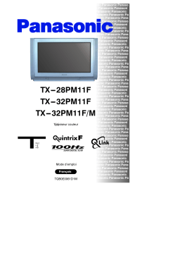 Panasonic TX32PM11FM Operating instrustions