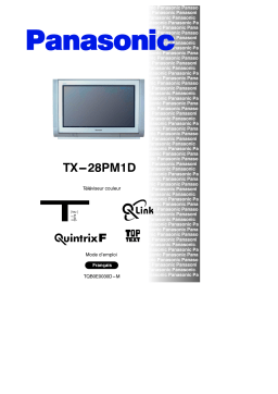 Panasonic TX28PM1D Operating instrustions