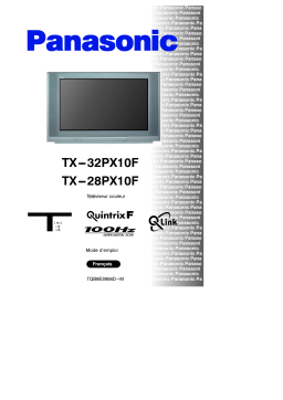 Panasonic TX28PX10F Operating instrustions