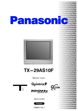 Panasonic TX29AS10F Operating instrustions