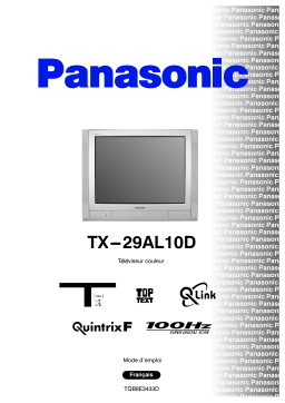 Panasonic TX29AL10D Operating instrustions