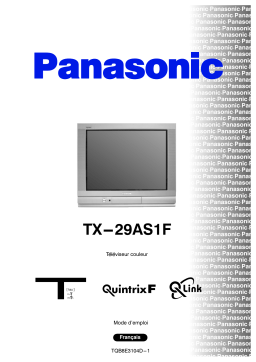 Panasonic TX29AS1F Operating instrustions