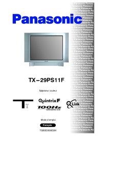 Panasonic TX29PS11F Operating instrustions