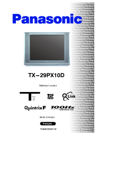 Panasonic TX29PX10D Operating instrustions