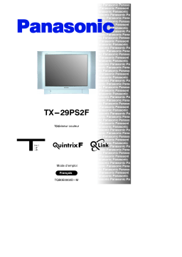 Panasonic TX29PS2F Operating instrustions