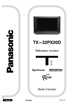 Panasonic TX32PX20D Operating instrustions