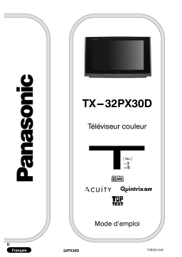 Panasonic TX32PX30D Operating instrustions