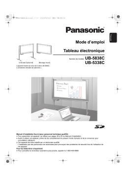 Panasonic UB5338C Operating instrustions