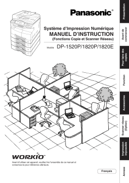 Panasonic DP1520 Operating instrustions