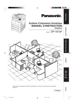 Panasonic DP1810 Operating instrustions