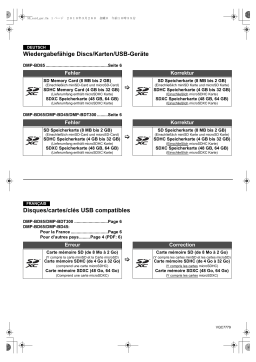 Panasonic DMPBD45EG Operating instrustions