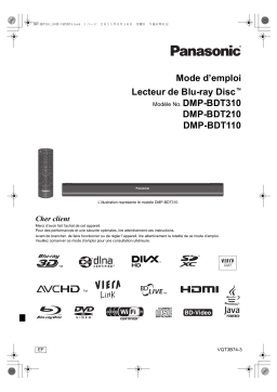 Panasonic DMPBDT210EF Operating instrustions