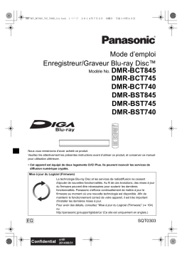 Panasonic DMRBCT745EG Operating instrustions