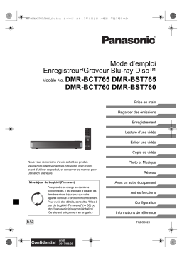 Panasonic DMRBST765EG Operating instrustions