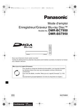 Panasonic DMRBST950EG Operating instrustions