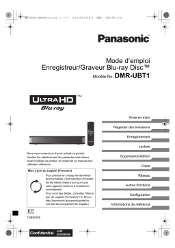 Panasonic DMRUBT1EC Operating instrustions