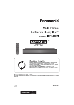 Panasonic DPUB824EG Operating instrustions