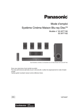 Panasonic SCBTT190EG Operating instrustions