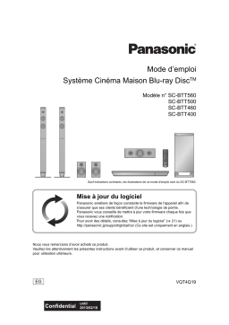 Panasonic SCBTT500EG Operating instrustions