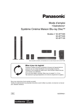 Panasonic SCBTT405EG Operating instrustions