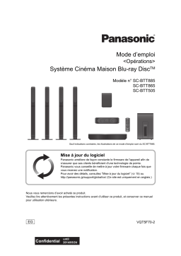 Panasonic SCBTT885EG Operating instrustions