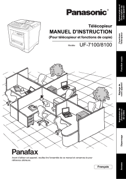 Panasonic UF7100 Operating instrustions