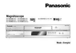 Panasonic NVMV20EG Operating instrustions