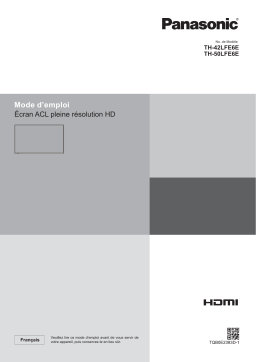 Panasonic TH42LFE6E Operating instrustions