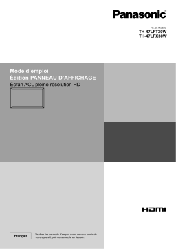 Panasonic TH47LFX30W Operating instrustions