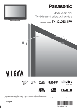 Panasonic TX32LXD81FV Operating instrustions