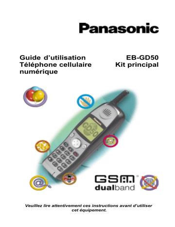 Mode d'emploi | Panasonic EBGD50 Operating instrustions | Fixfr