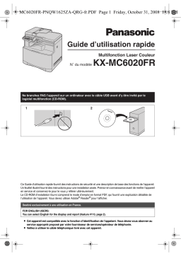 Panasonic KXMC6020FR Operating instrustions