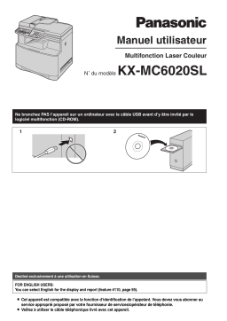 Panasonic KXMC6020SL Operating instrustions